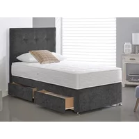 Willow and Eve Limoges Memory Divan Bed - 2ft6 Small Single