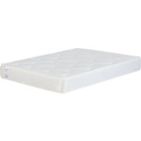 Akron Fabric Double Mattress In Ivory