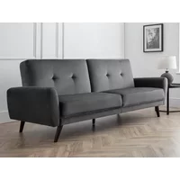 Julian Bowen Monza Grey Velvet Sofa Bed