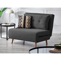 Julian Bowen Rowan Dark Grey Fabric Sofa Bed