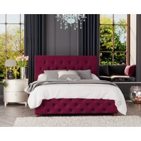 Laurence Llewelyn-Bowen Luna Velvet Fabric Ottoman Bed