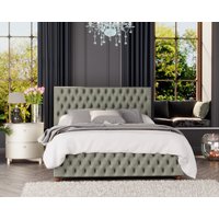 Laurence Llewelyn-Bowen Seren Velvet Fabric Ottoman Bed
