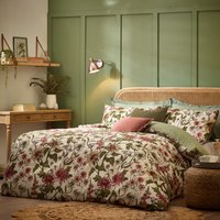 Wylder Nature Wallflower Botanical Duvet Cover Set - Natural - Size Super King