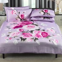 Paoletti Windsor SKing Duvet Set Heather - Purple Cotton - Size Super King