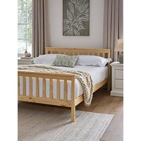 Very Home Dawson Wooden Bed Frame With Mattress Options (Buy & Save!) - Natural - Fsc&Reg; Certified - Bed Frame With Memory Mattress