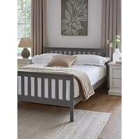 Very Home Dawson Wooden Bed With Mattress Options (Buy & Save!) - Grey - Fsc&Reg; Certified - Bed Frame With Microquilt Mattress