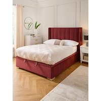 Very Home New Dakota Velvet Lift Up Ottoman Bed With Mattress Options (Buy & Save!)