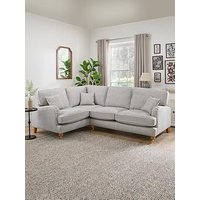 Very Home Bay Stripe Left Hand Double Arm Corner Group Sofa - Made To Order In The Uk
