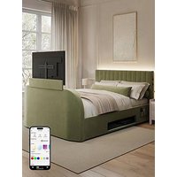 Xr Living Maisie 5.1 True Surround Sound Bed With Electric Tv Lift And App Controlled Led Lights