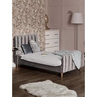 Obaby Gatsby Velvet Toddler Bed (Grey)