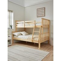 Very Home Novara Detachable Trio Bunk Bed In Wood  - Bed Frame Only