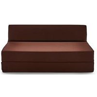 Kaikoo Double Folding Chair Bed Chocolate