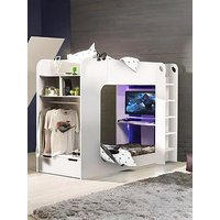 Julian Bowen Impact Gaming Bunk Bed - White