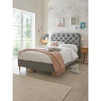 Very Home Easton Small Double Bed With Mattress Option (Buy And Save!) - Grey - Fsc&Reg; Certified - Bed Frame Only