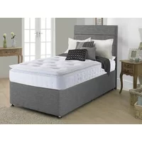 Deluxe Penrith Pocket 1000 Pillowtop Extra Long Divan Bed - Extra Long Super King Size 6ft x 7ft