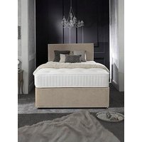 Shire Beds Tivoli Ortho Mattress And Upholstered Divan Base Bed Set (Headboard Sold Separately) - Fsc&Reg; Certified