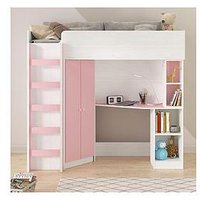 Very Home Miami Fresh High Sleeper Bed With Mattress Options (Buy And Save!)