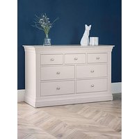 Julian Bowen Clermont Ready Assembled Wide 4 + 3 Drawer Chest
