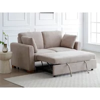 Kyoto Sorrento Taupe Chenille Fabric Sofa Bed - Taupe Chenille