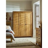 Julian Bowen Marlborough 3 Door Wardrobe With Fitted Interior