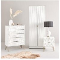 Swift Versailles Part Assembled 4 Door Wardrobe - Fsc&Reg; Certified