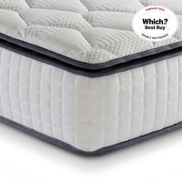 Bliss 800 - Super King Size - Pillowtop Mattress - Pocket Spring and Memory Foam - 6ft (180x200cm) - SleepSoul - Happy Beds