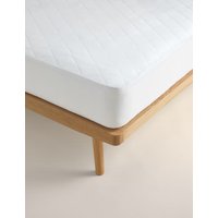 M&S Comfortably Cool Extra Deep Mattress Protector White