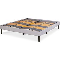 Emma Premium Signature Bed 180x200 - Light Gray - No headboard