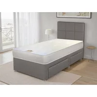 Deluxe Memory Elite Pocket 1000 Divan Bed - 6ft Super King Size Zip and Link